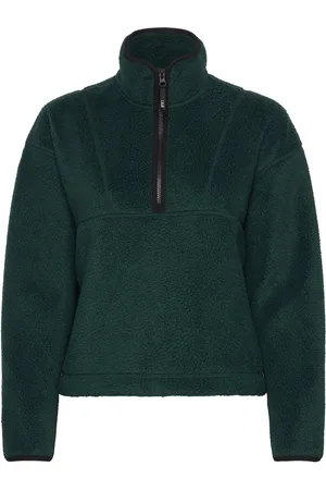 Casall Pile Half Zip Tops Sweat-shirts & Hoodies Fleeces & Midlayers Green