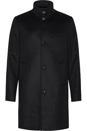 J Lindeberg Jesse Melton Cashmere Coat Villakangastakki Pitkä Takki Black