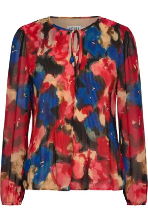 Ichi Ihneally Ls3 Tops Blouses Long-sleeved Red