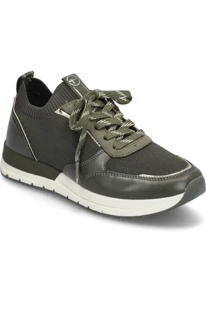 Tamaris Women Lace-Up Matalavartiset Sneakerit Tennarit Khaki Green