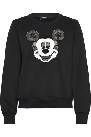 Desigual Sw Mickey Yeah! Tops Sweat-shirts & Hoodies Sweat-shirts Black