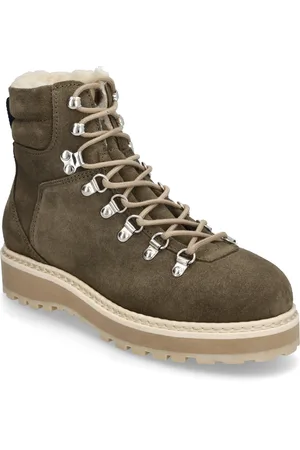 Bianco Biagaby Classic Hiking Boot Suede## Shoes Wintershoes Khaki Green