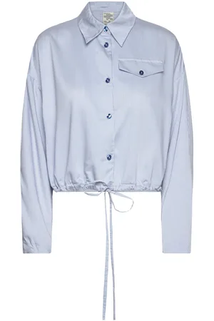 Baum und Pferdgarten Bryce Tops Shirts Long-sleeved Blue