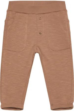 Minymo Pants Sweat Bottoms Leggings Brown
