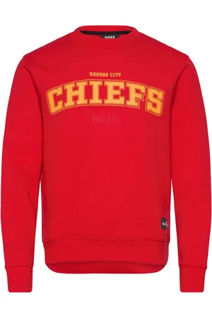 HUGO BOSS Watt_Nfl Tops Sweat-shirts & Hoodies Sweat-shirts Red