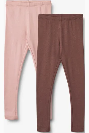 WHEAT 2 Rib Leggings Maddy Bottoms Leggings Pink