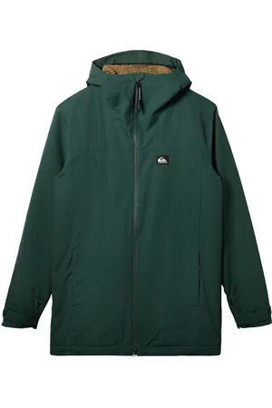 Quiksilver Overcast 3K Parka Sport Men Sport Clothing Sport Outerwear Sport Jackets Sport Parkas Green