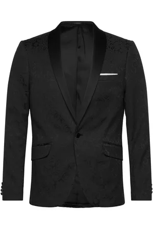 Lindbergh Jaquard Smoking Blazer Smokki Black