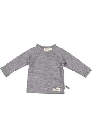 Marmar Copenhagen Tut Wrap Ls Tops Blouses & Tunics Grey