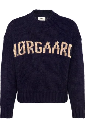 Mads Norgaard Crash Tilonina Sweater Tops Knitwear Pullovers Navy