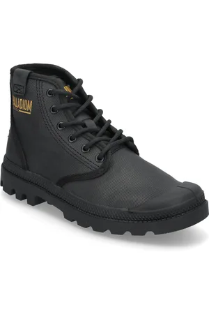 Palladium Pampa Hi Coated Shoes Boots Ankle Boots Laced Boots Black