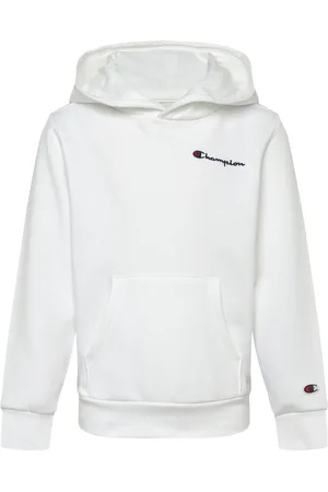 Champion Hooded Sweatshirt Tops Sweat-shirts & Hoodies Hoodies White