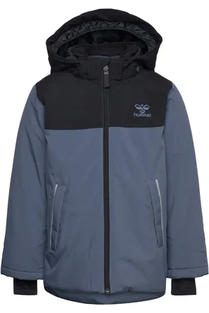 Hummel Hmllogan Tex Jacket Outerwear Rainwear Jackets Blue