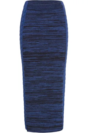 Hosbjerg Pixie Skirt Skirts Knee-length & Midi Skirts Blue