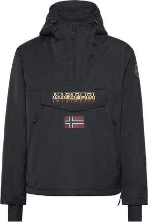 Napapijri Rainforest Next Anorak Jacket Outerwear Jackets Anoraks Black