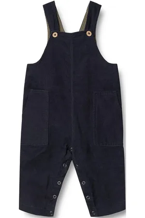 WHEAT Overall Viggo Bottoms Dungarees Navy