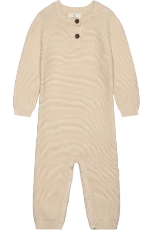 Copenhagen Colors Classic Cotton Baby Full Body Pitkähihainen Body Beige