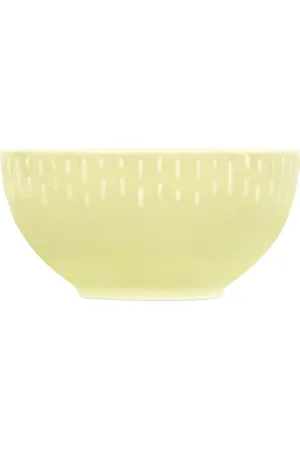 aida Confetti Lemon Skål M/Relief Porcelæn 14 Cm. Home Tableware Bowls Breakfast Bowls Yellow