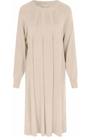 Masai Manunse Polvipituinen Mekko Beige