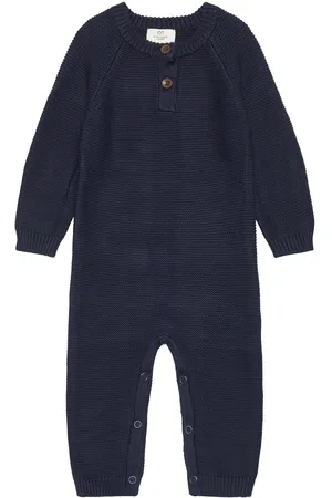 Copenhagen Colors Classic Cotton Baby Full Body Pitkähihainen Body Navy