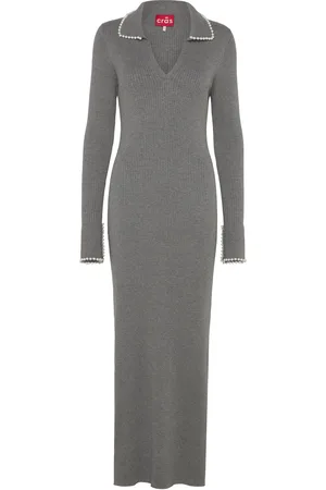 Crās Alyssacras Dress Maksimekko Juhlamekko Grey