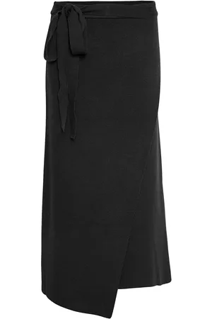 MSCH Mschkaritte East Skirt Skirts Knee-length & Midi Skirts Black
