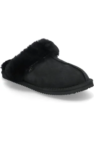 Rosemunde Rhbrisbane Shearling Reversed Slipp Aamutossut Tohvelit Black