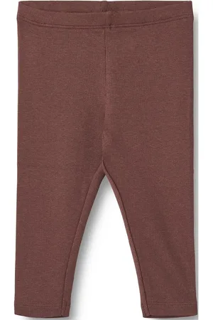 WHEAT Rib Leggings Maddy Bottoms Leggings Brown
