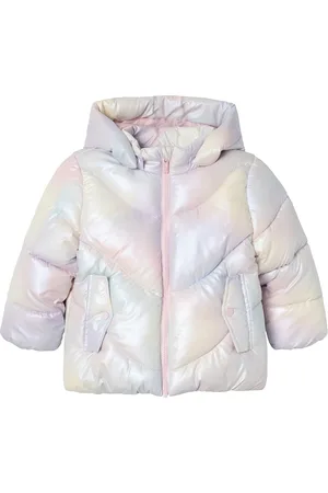 NAME IT Nmfmarlee Puffer Jacket Aop Toppatakki Purple