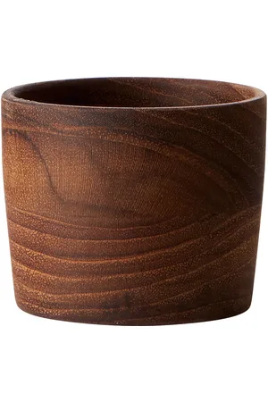aida Raw Teak - Æggebæger 2 Stk Pakning Home Tableware Bowls Egg Cups Nude
