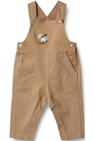 WHEAT Overall Leopold Bottoms Dungarees Brown