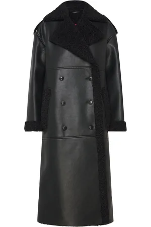 HUGO BOSS Mifara-1 Topattu Pitkä Takki Black