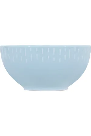 aida Confetti Aqua Skål M/Relief Porcelæn 14 Cm. Home Tableware Bowls Breakfast Bowls Blue