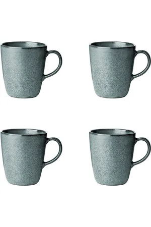 aida Raw Northern Green - Krus M Hank 4 Stk 35Cl Gaveæske Home Tableware Cups & Mugs GlÖgg Mugs Green