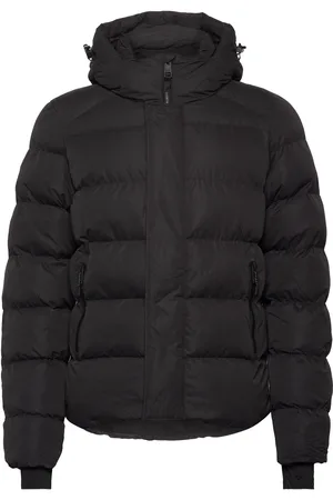 Superdry Hooded Microfibre Sport Puffer Sport Men Sport Clothing Sport Outerwear Sport Jackets Sport Outdoor Jackets Black