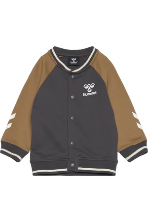 Hummel Hmlharvey Button Jacket Tops Sweat-shirts & Hoodies Sweat-shirts Grey