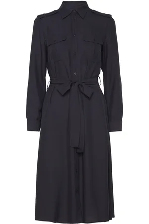 GANT Reg Pocket Shirt Dress Polvipituinen Mekko Navy