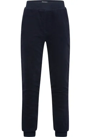 Lindex Trousers Cord Lined Bottoms Sweatpants Navy
