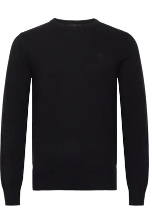 INDICODE Inpillen Tops Knitwear Round Necks Black