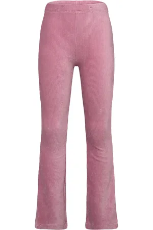 Lindex Leggings Flare Cord Tricot Bottoms Leggings Pink