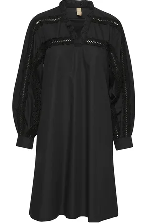 Culture Culio Iris Lace Dress Lyhyt Mekko Black