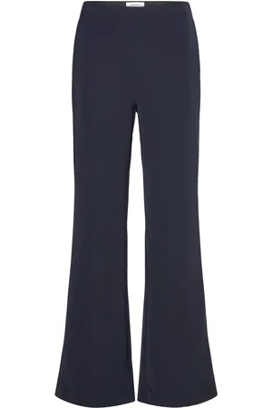Rosemunde Casual Trousers Bottoms Trousers Flared Navy