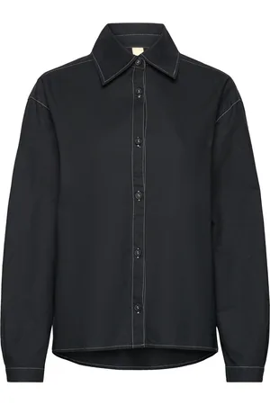 Brixtol Stella Tops Shirts Long-sleeved Black