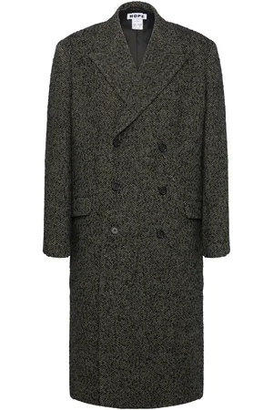 Hope Time Coat Villakangastakki Pitkä Takki Grey