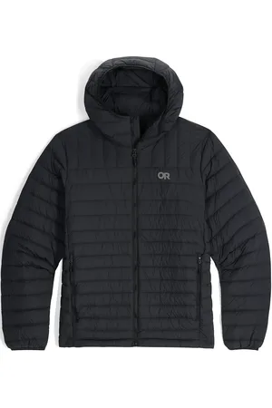 Outdoor Research M Transcendent Hood Sport Sport Clothing Sport Outerwear Sport Jackets Sport Padded Jackets Black