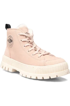 Palladium Pallashock Zip Warm Korkeavartiset Tennarit Pink