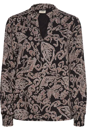 FRANSA Frgladis Bl 1 Tops Blouses Long-sleeved Black