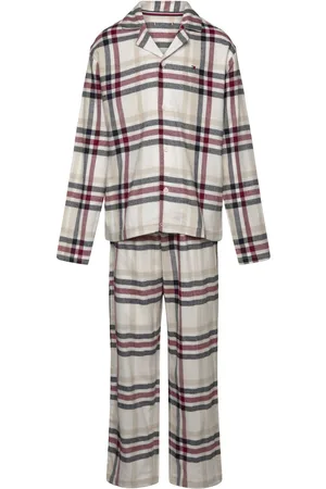 Tommy Hilfiger Pj Straight Gifting Print Set Pyjamasetti Pyjama Cream
