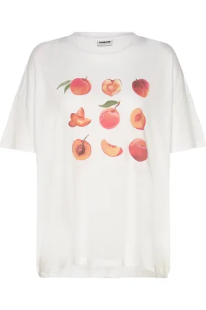 Noisy May Nmida S/S Pizza T-Shirt Fwd Lab Tops T-shirts & Tops Short-sleeved White