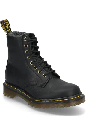 Dr. Martens 1460 Wl Grizzly Shoes Boots Ankle Boots Laced Boots Black